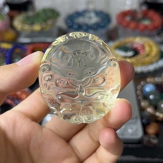 水晶矿坑未镶嵌吊坠