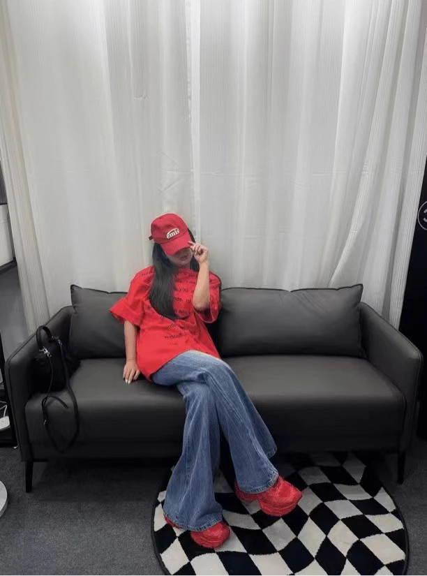 【新春上新】时尚潮流洋气百搭休闲宽松显高显瘦喇叭牛仔裤