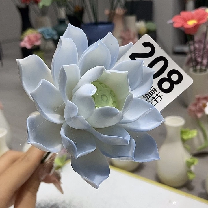 陶瓷纯手工捏花设计