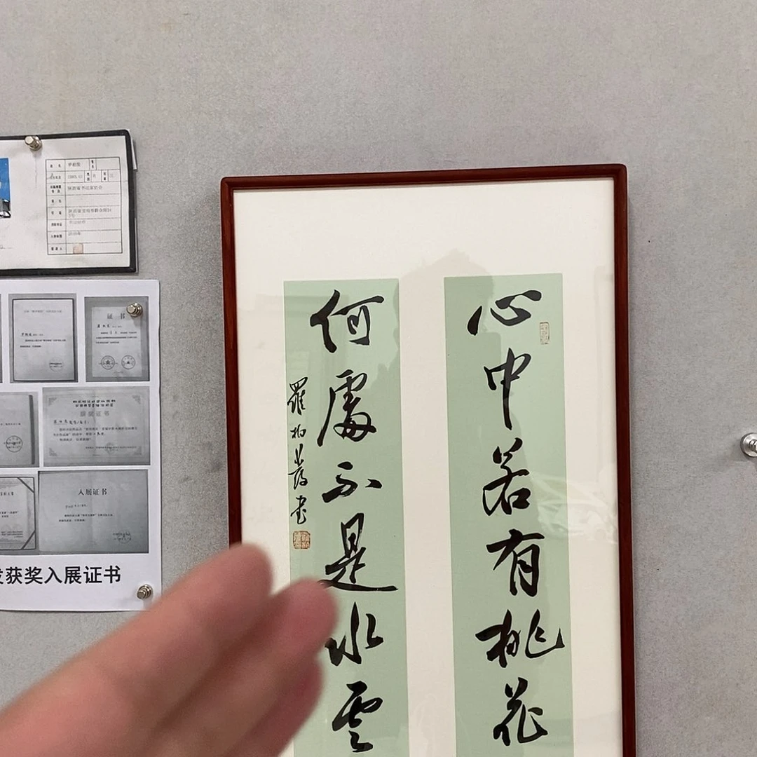 书法罗柏发老师的作品