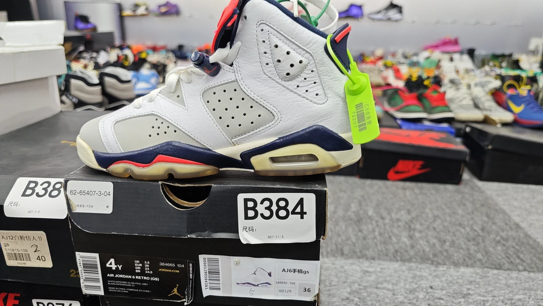 nike aj6 手稿 36码 全新原盒 11.27 guai B384