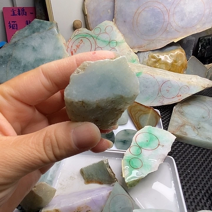 翡翠散珠缅甸翡翠274