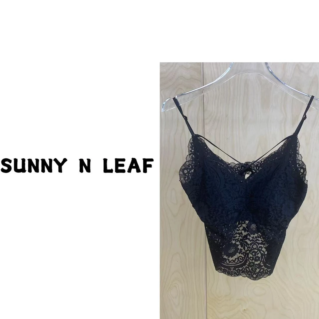 SUNNY N LEAF  夏季蕾丝可调节背心 ZBBAL1332