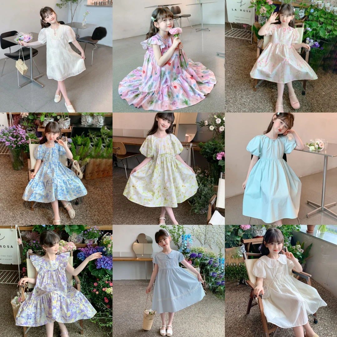 二号夏款链接（201-266）女中小童2025夏季新款裙子