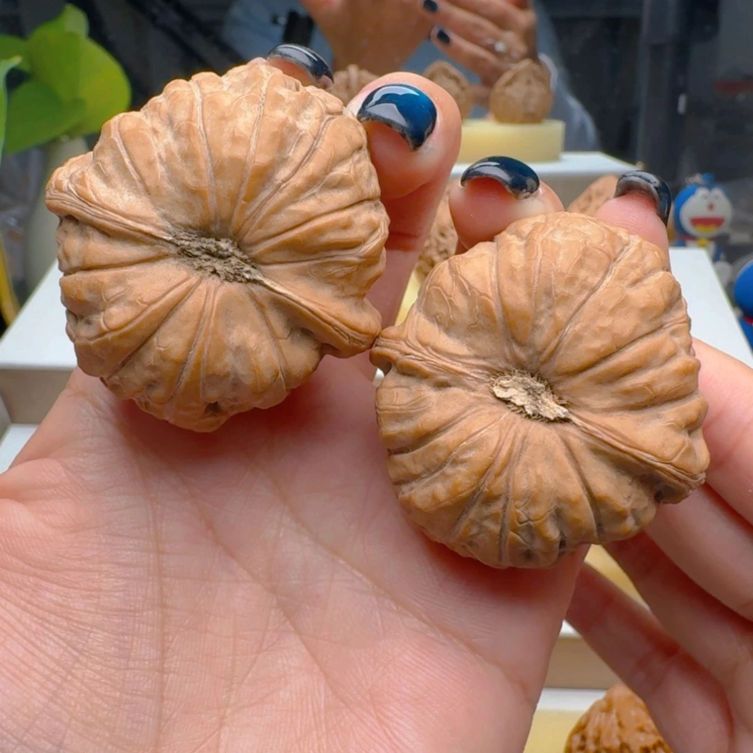 把件核桃43肚子南瓜墩