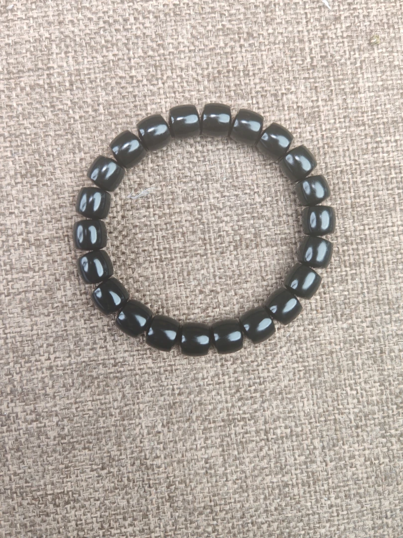 新疆咔啦卡什河黑青手串