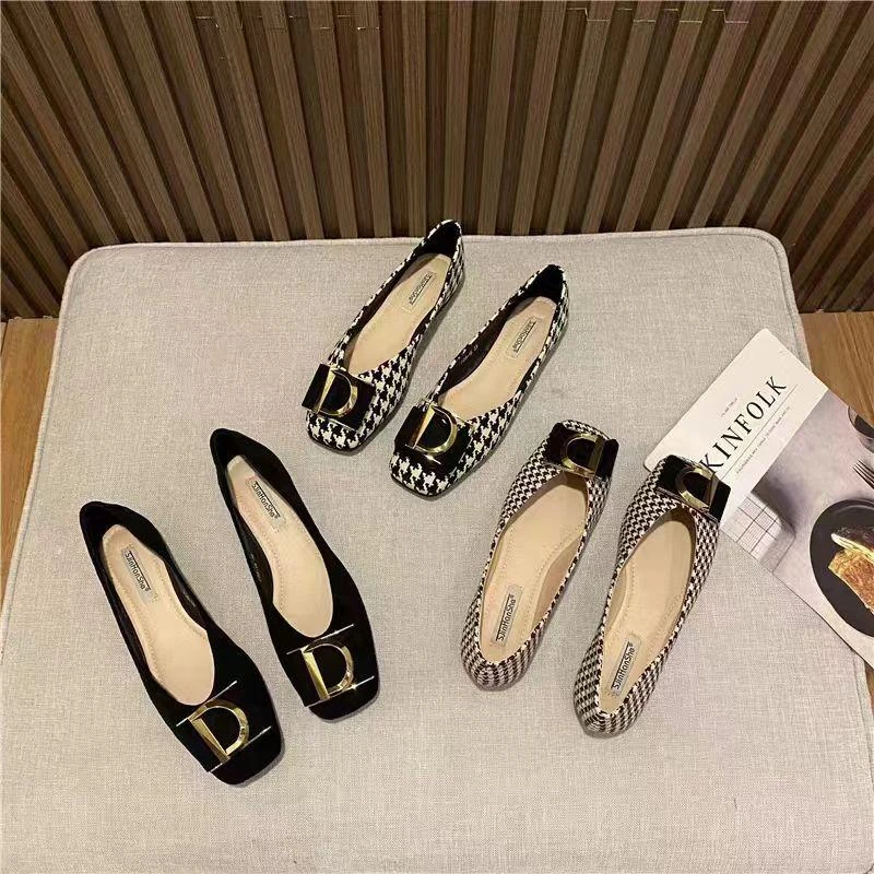 拍642~722 NK 优选高品质广州撤柜女鞋时尚尖头百搭小香风气质鞋