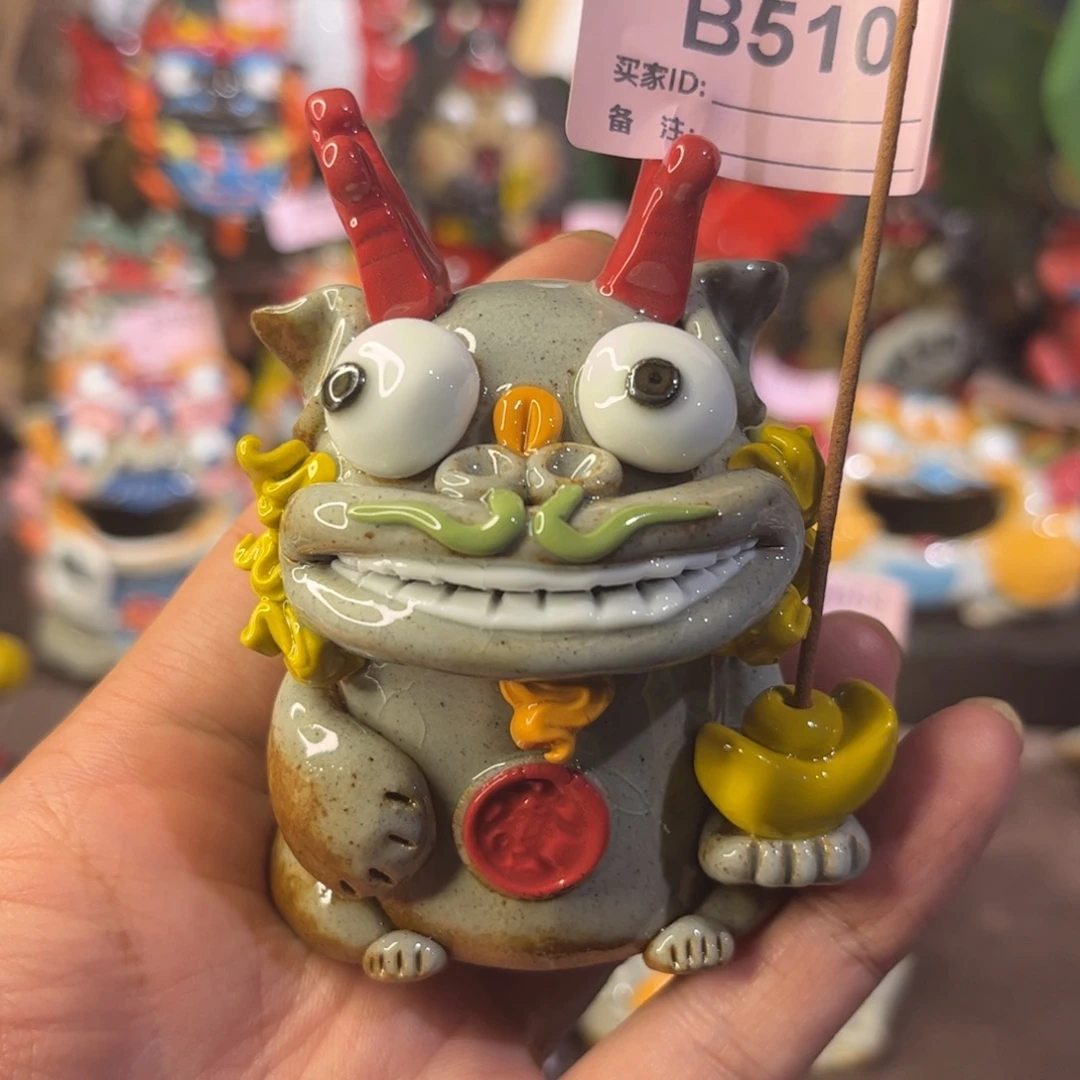 泥塑纯手工茶宠摆件
