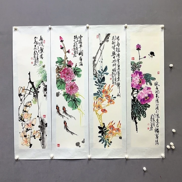 国画亲笔手绘放心去藏