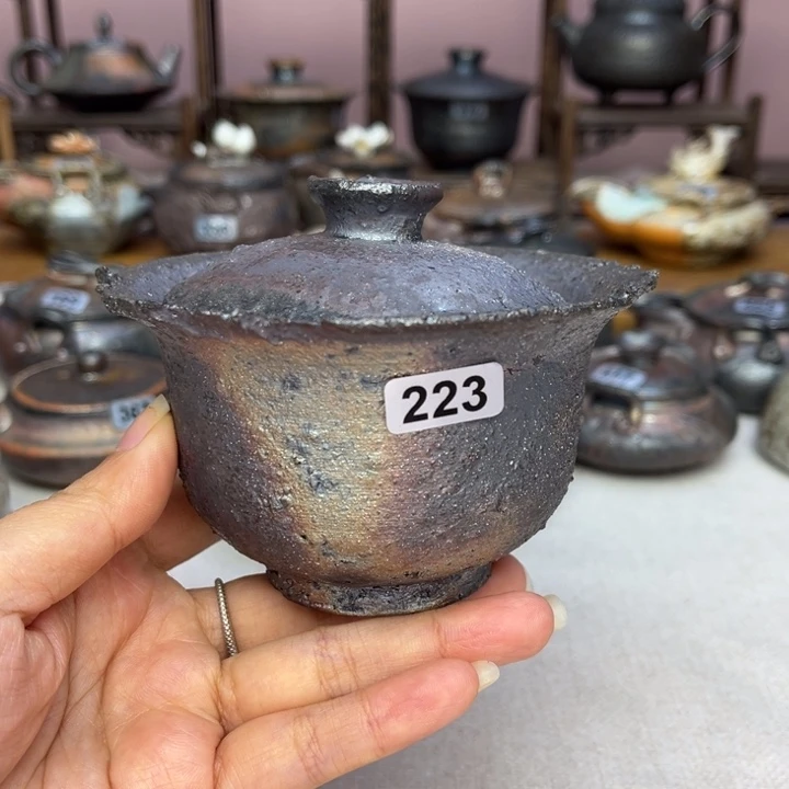 壶裸柴烧陶瓷茶具
