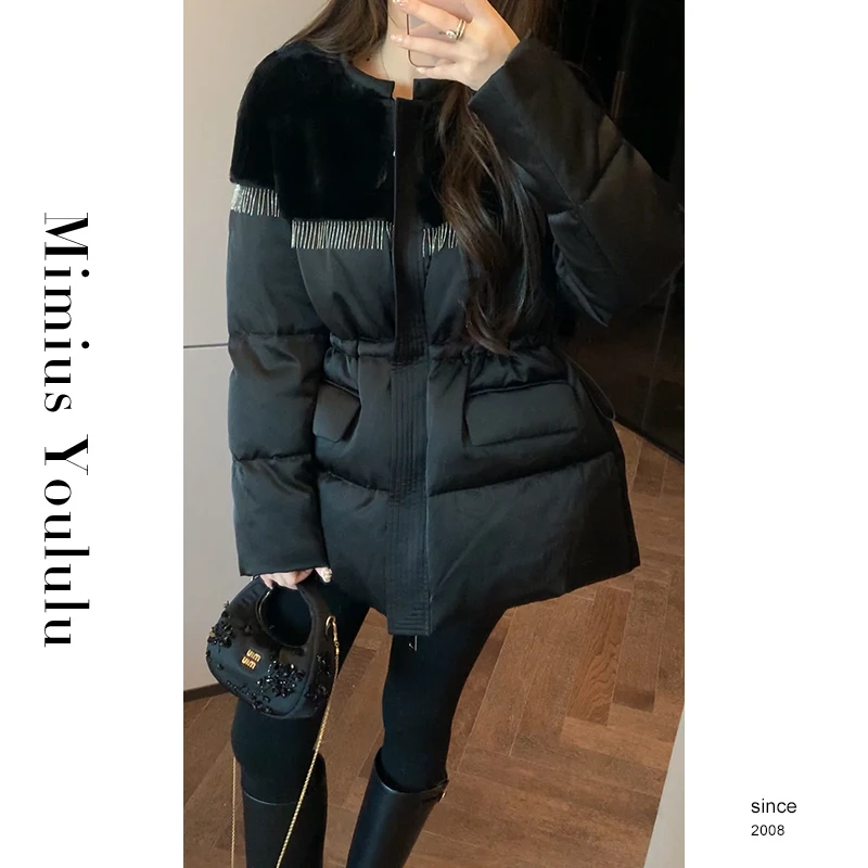 【mimius】&七七 小众设计拼接收腰外套 汉服 F11376