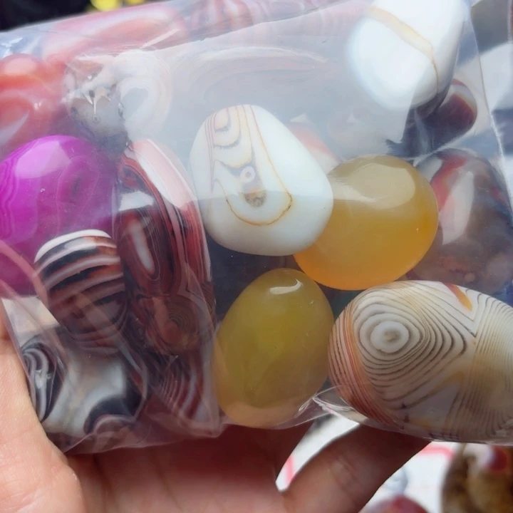 自***头玛瑙/玉髓合金珠宝半成品