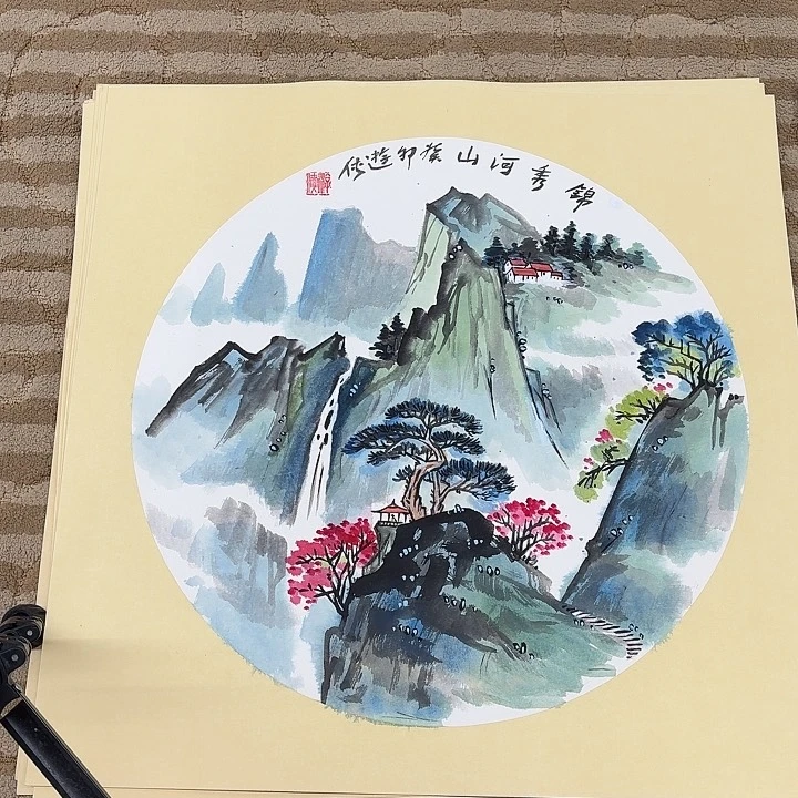 国画花鸟的故事和生活方式50.50