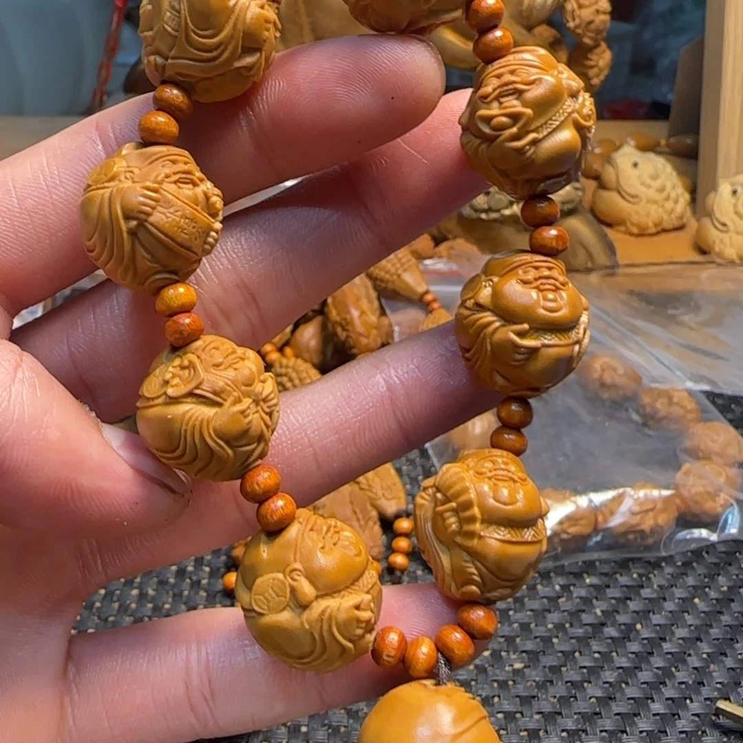 橄榄核手串/手链嘟嘟财神