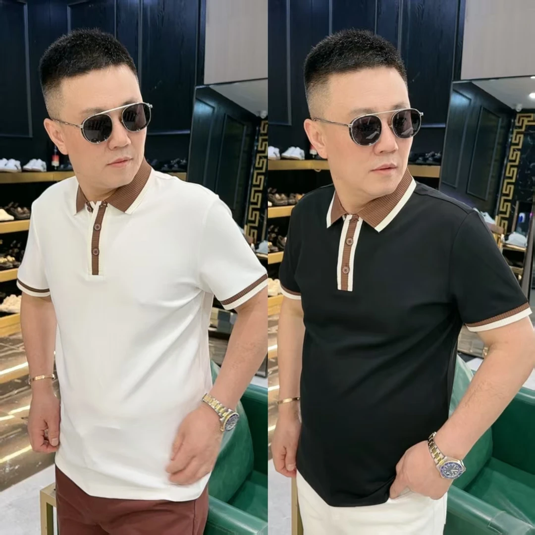 夏季 新款 两色 棉质 短袖 POLO衫 25528