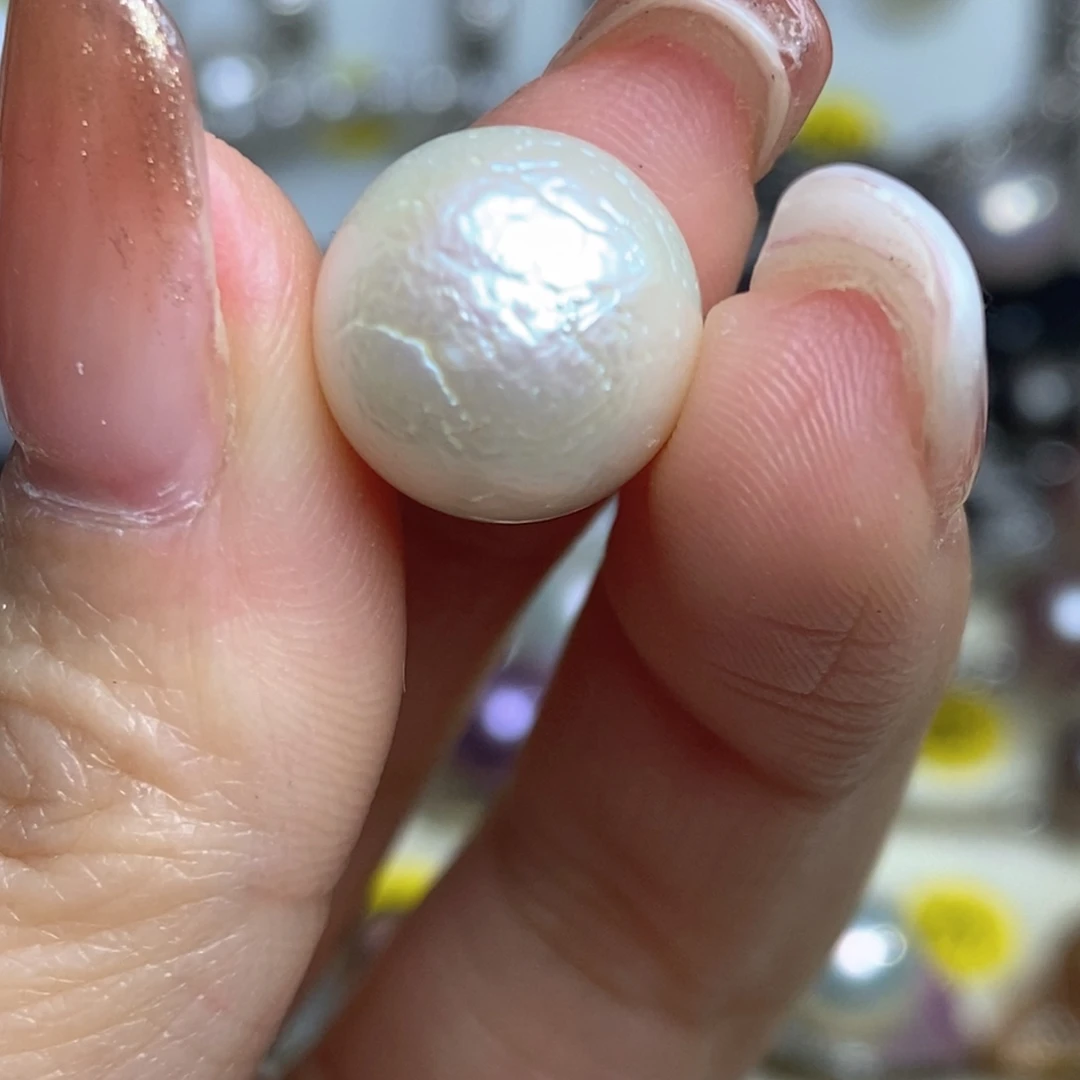 紫****未镶嵌淡水珍珠珠宝奇石