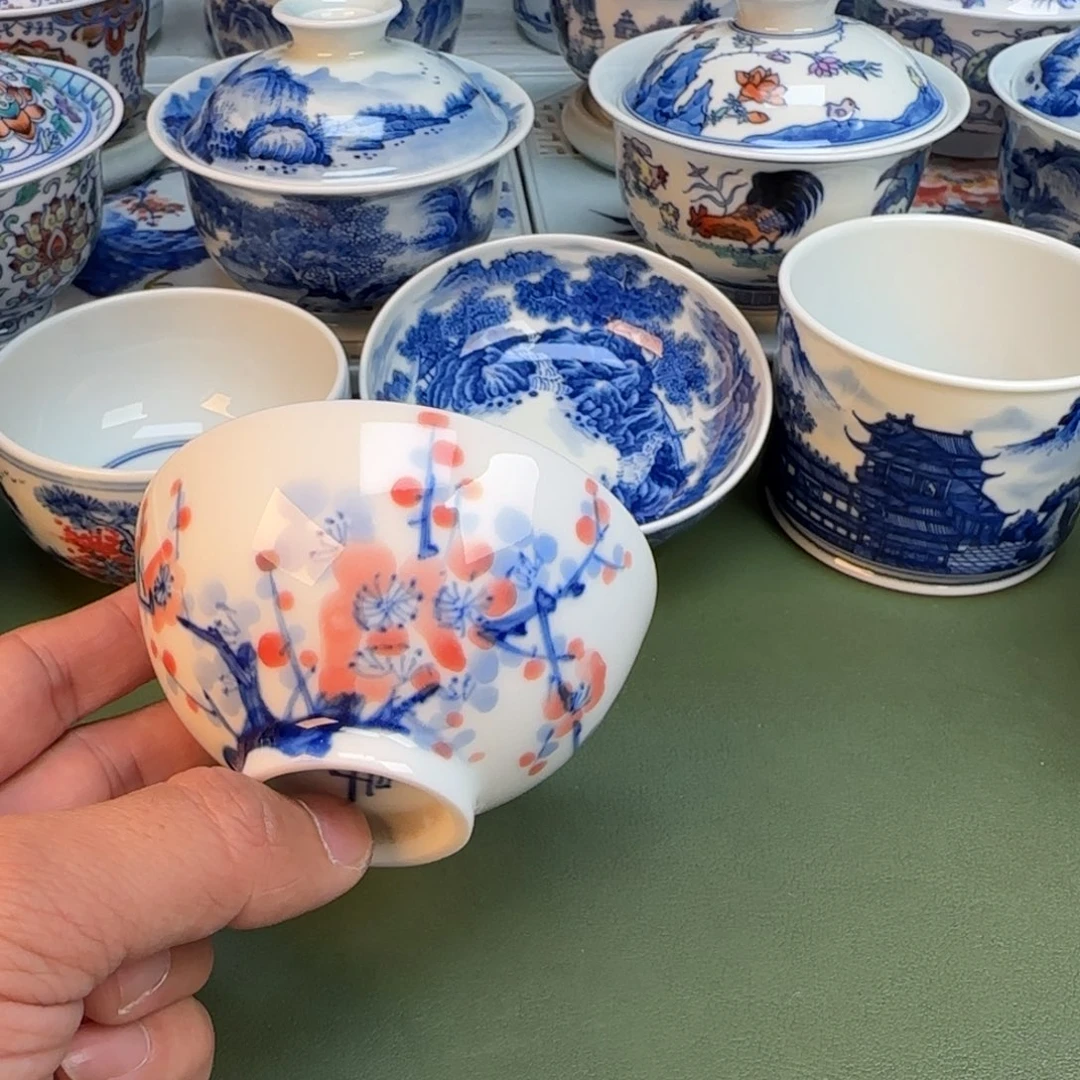 纯手工纯手绘茶具石头213