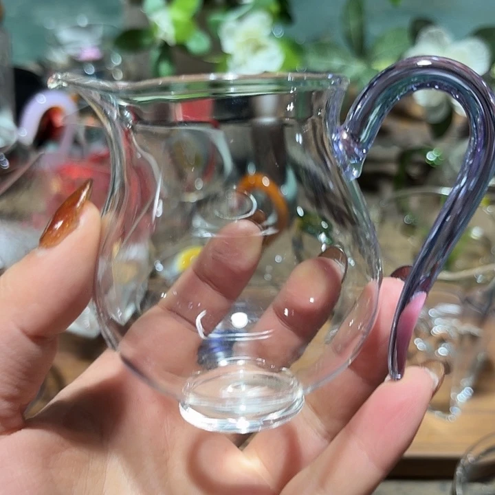 玻璃茶器小蛋蛋紫罗兰