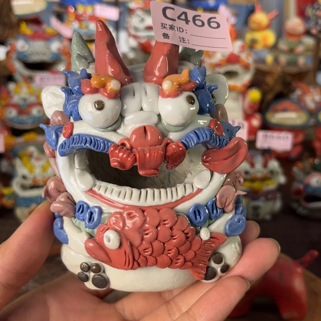 泥塑纯手工茶宠摆件