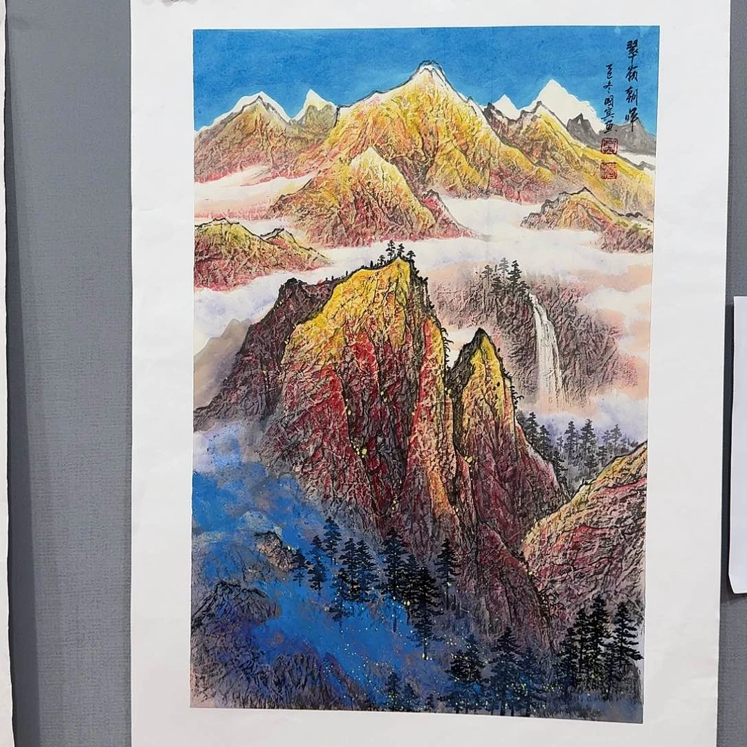 国画国画莫国宾老师精品