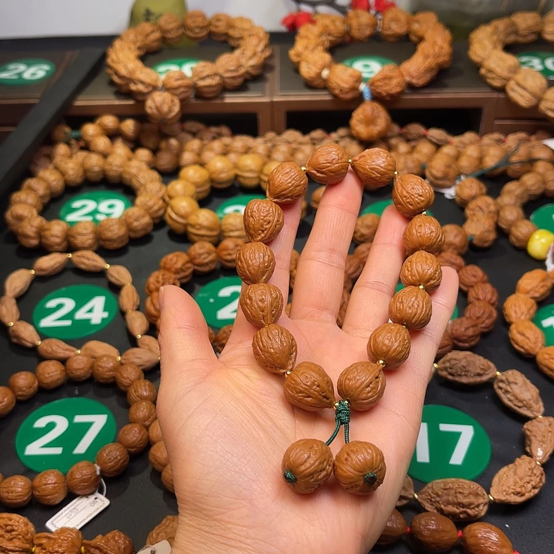 文玩核桃手串15尺寸小爱心
