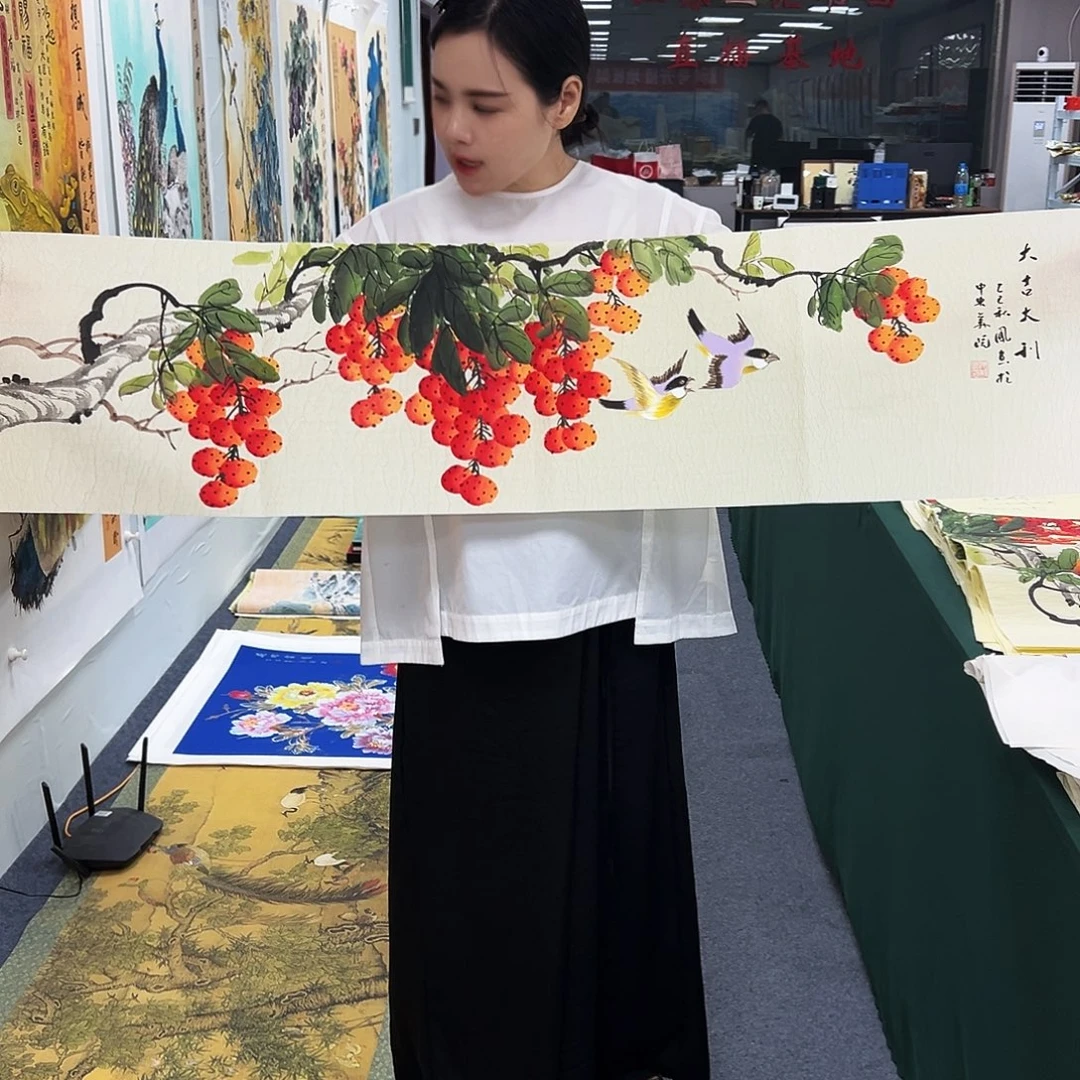 国画宣纸国画纯手绘作品