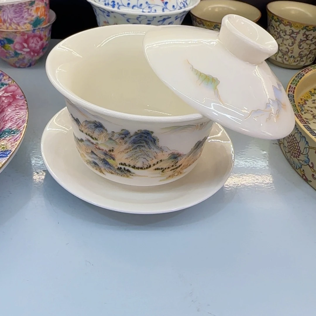 这些盖碗真好看！！！