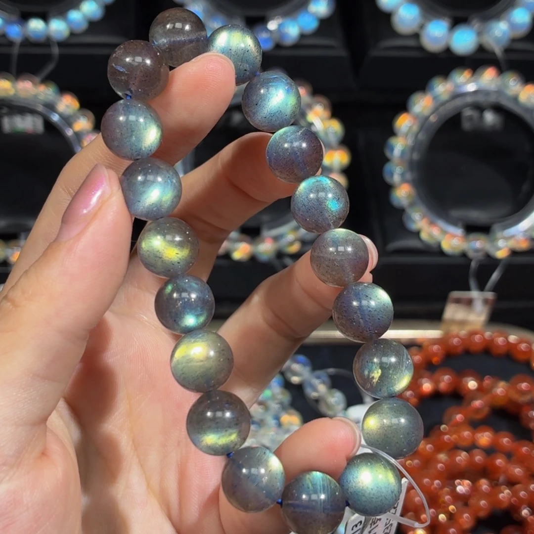 未镶嵌手链拉长石C527#10mm