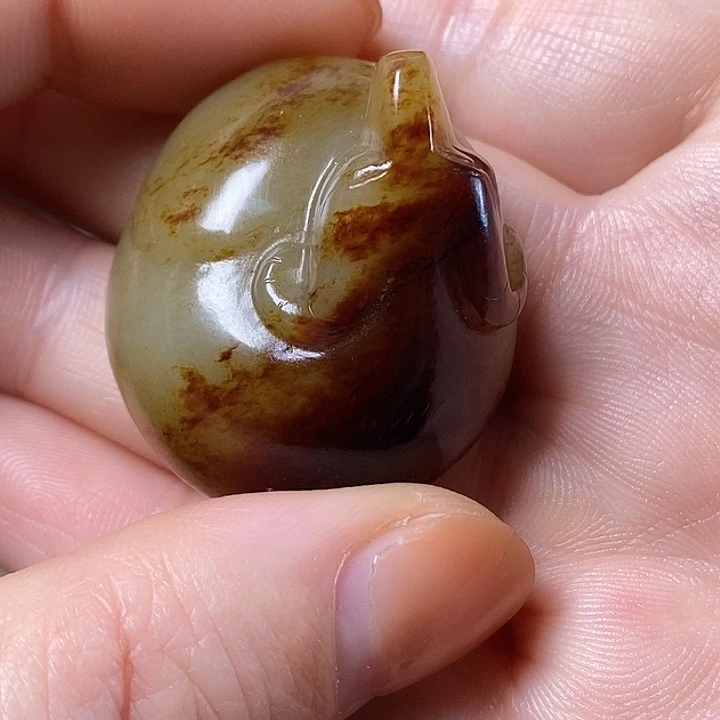 和田玉（糖玉）车挂未镶嵌?***?