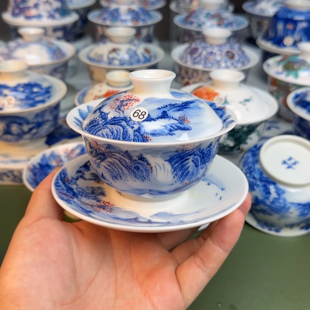 彦祖纯手工手绘茶具68