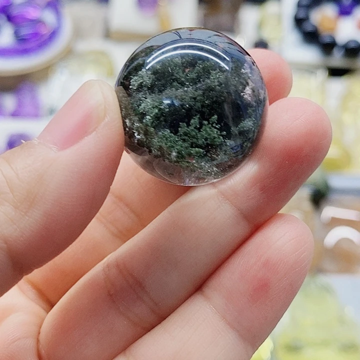颈饰未镶嵌水晶绿幽灵