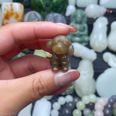 和田玉未镶嵌颈饰用***3