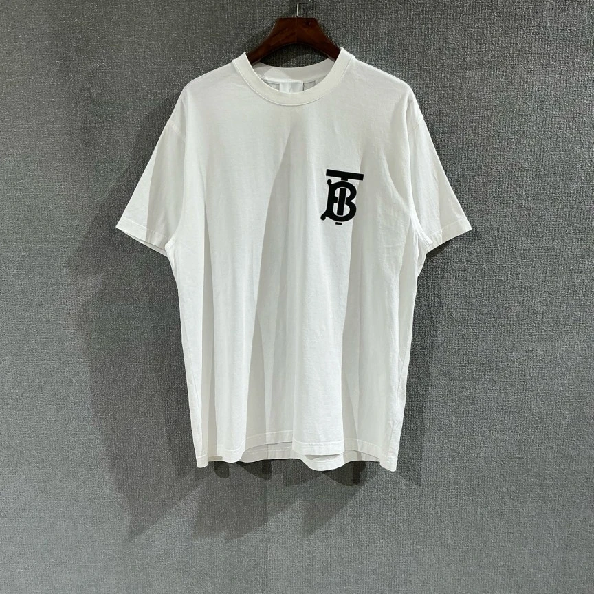 未使用 BURBERRY/博柏利 （pm）白色短袖T恤 全新xs码/5294
