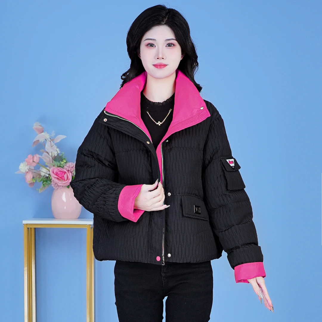 【SJYF3916】2024年秋冬新款时尚洋气宽松保暖加厚休闲显瘦羽绒服