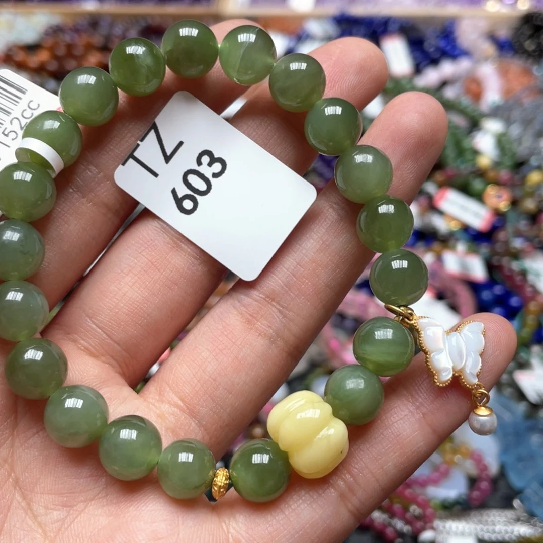 和田玉手链未镶嵌