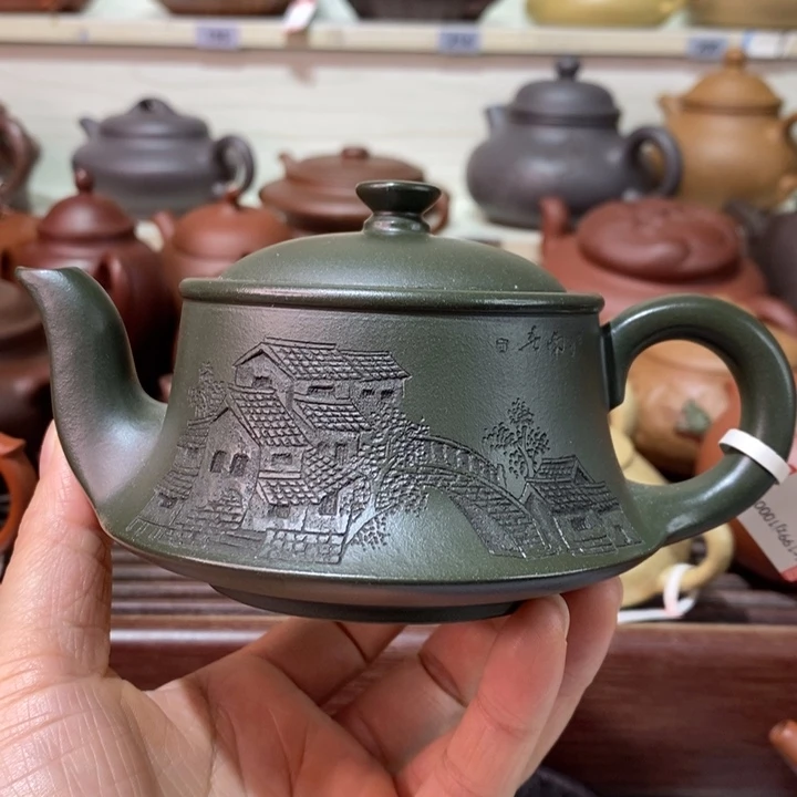 茶壶紫砂微瑕处理一把