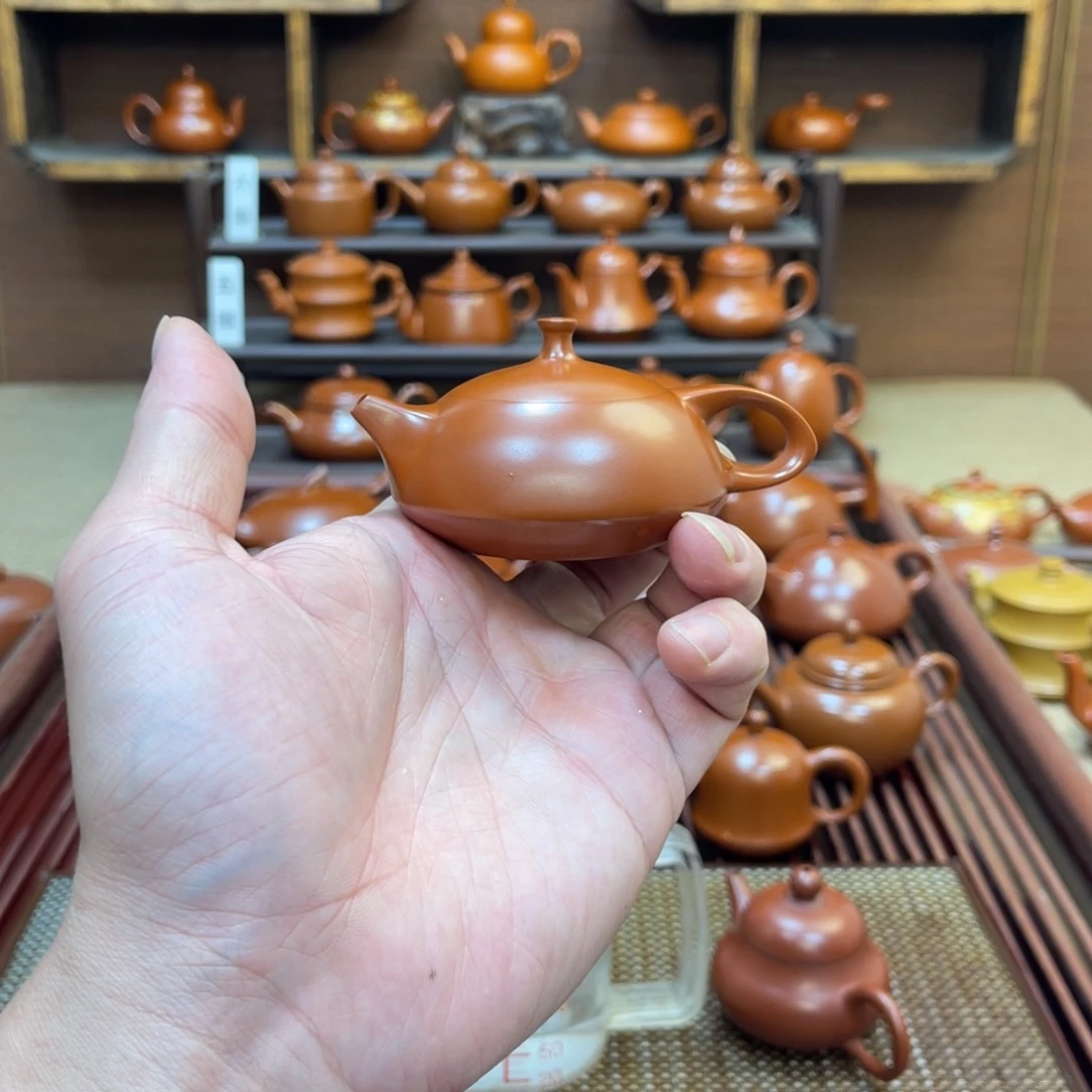 向***阳朱泥茶壶玉兔70-80cc