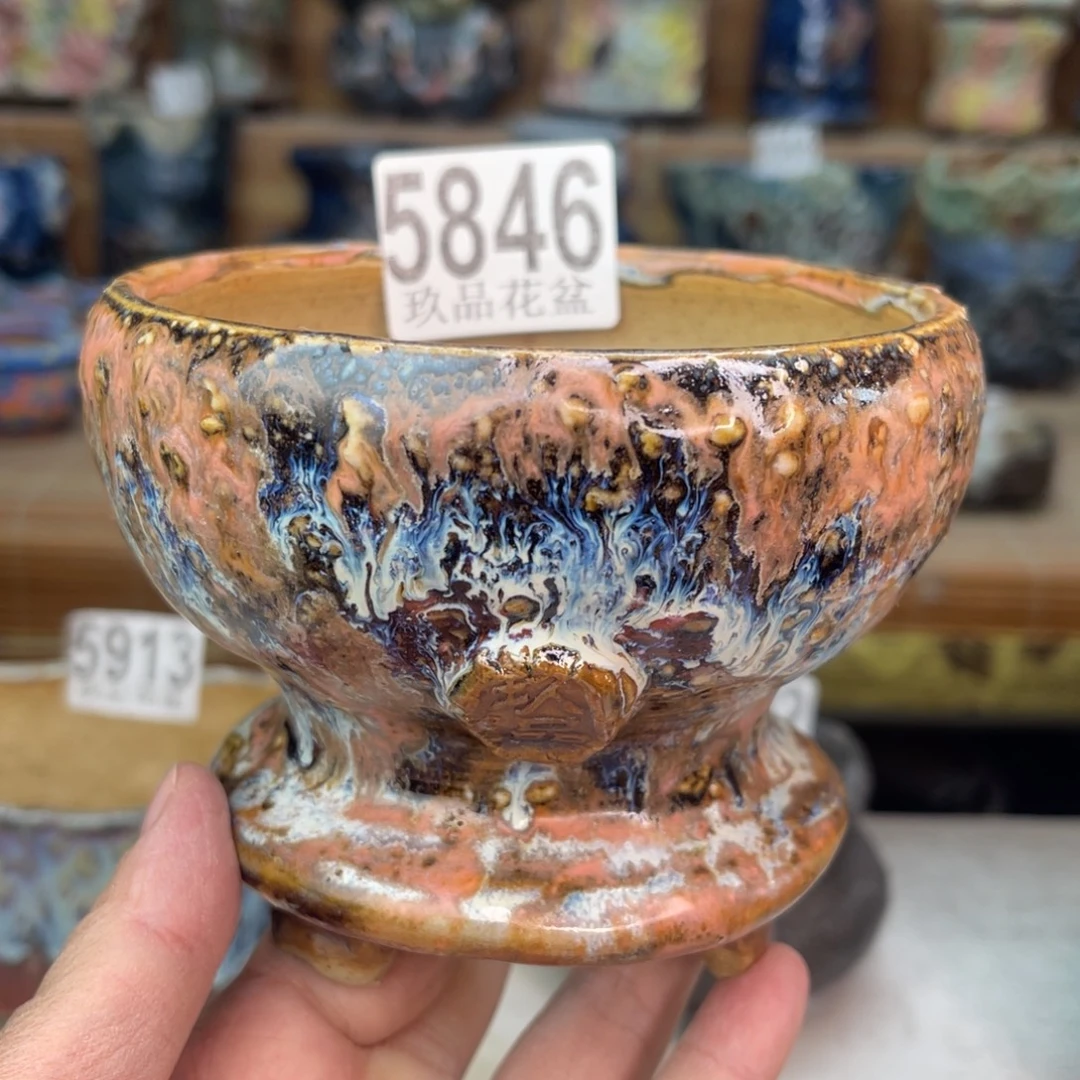 景德镇陶瓷玖品花盆