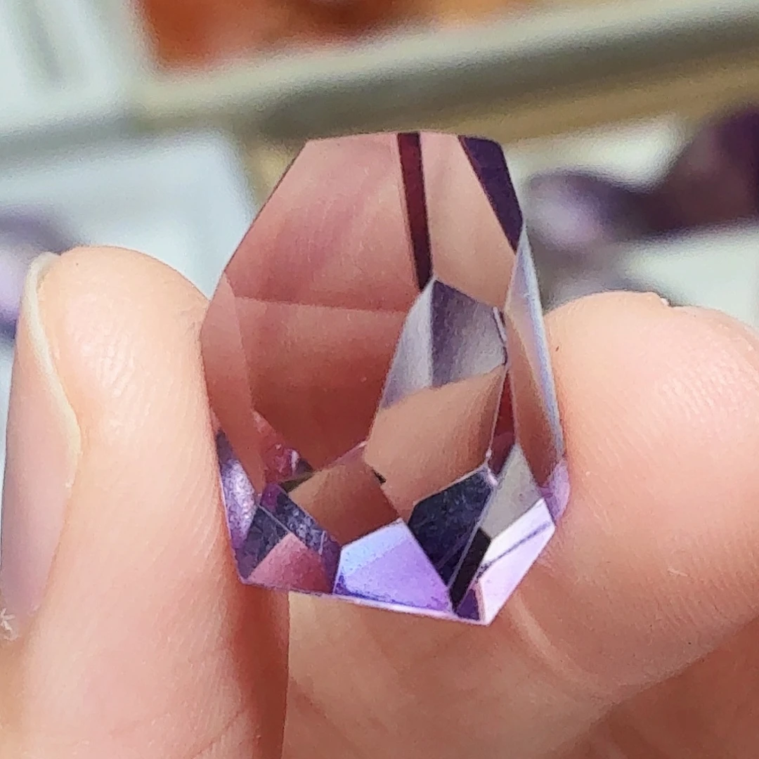 珠宝半成品未镶嵌水晶紫水