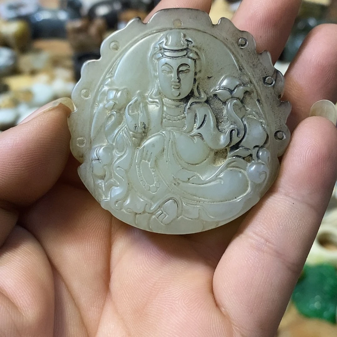 和田玉（糖玉）未镶嵌挂件