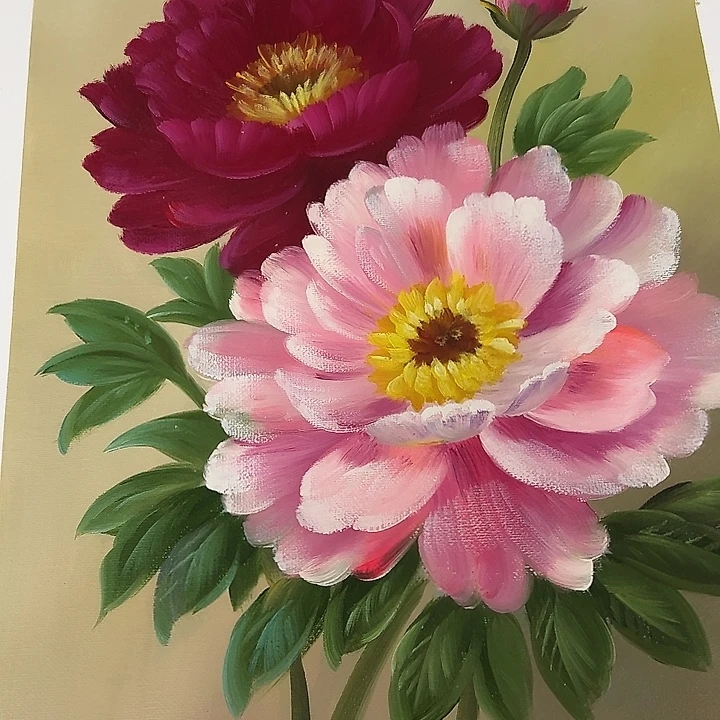 油画会一直仔仔细细