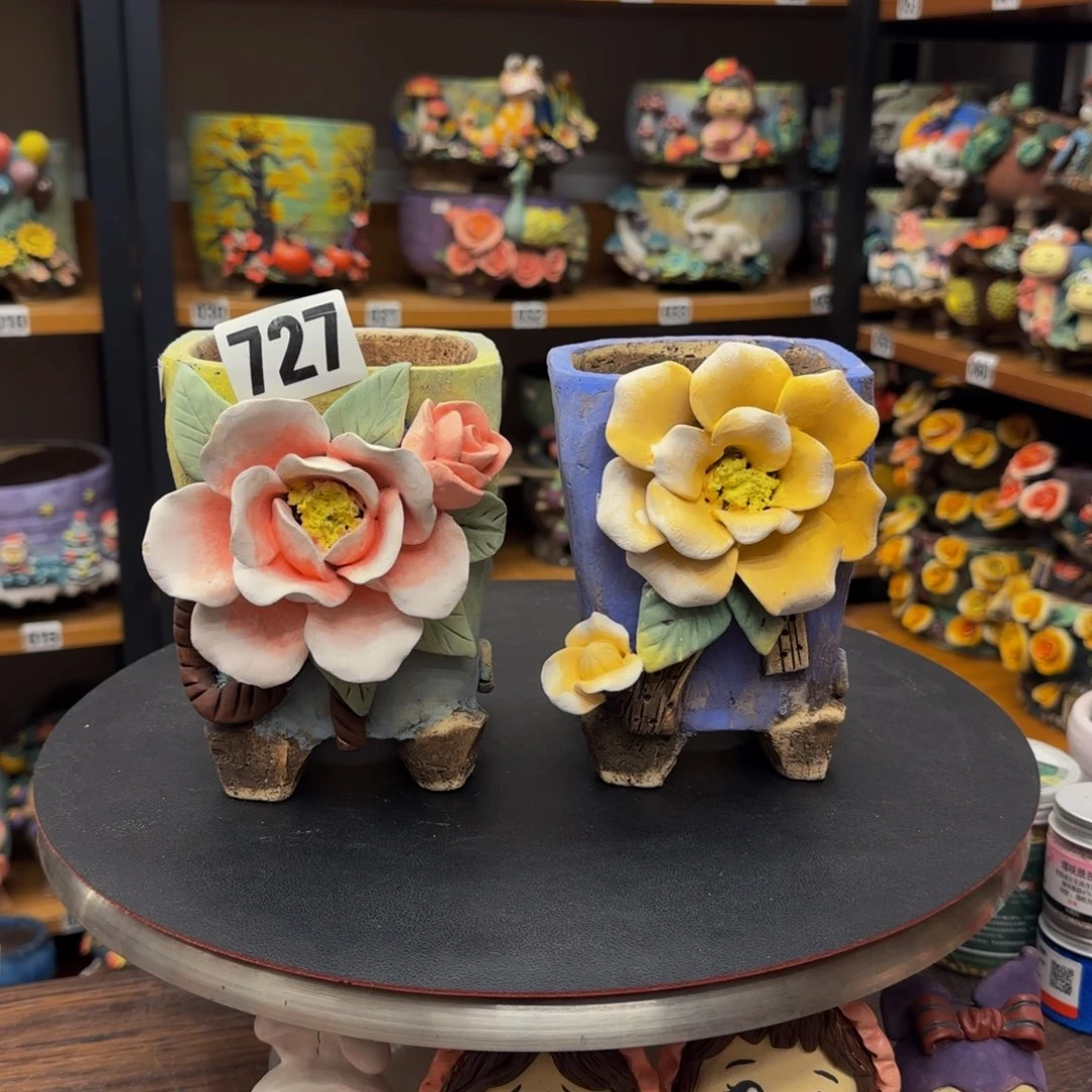 【闪购商品】粗陶手捏