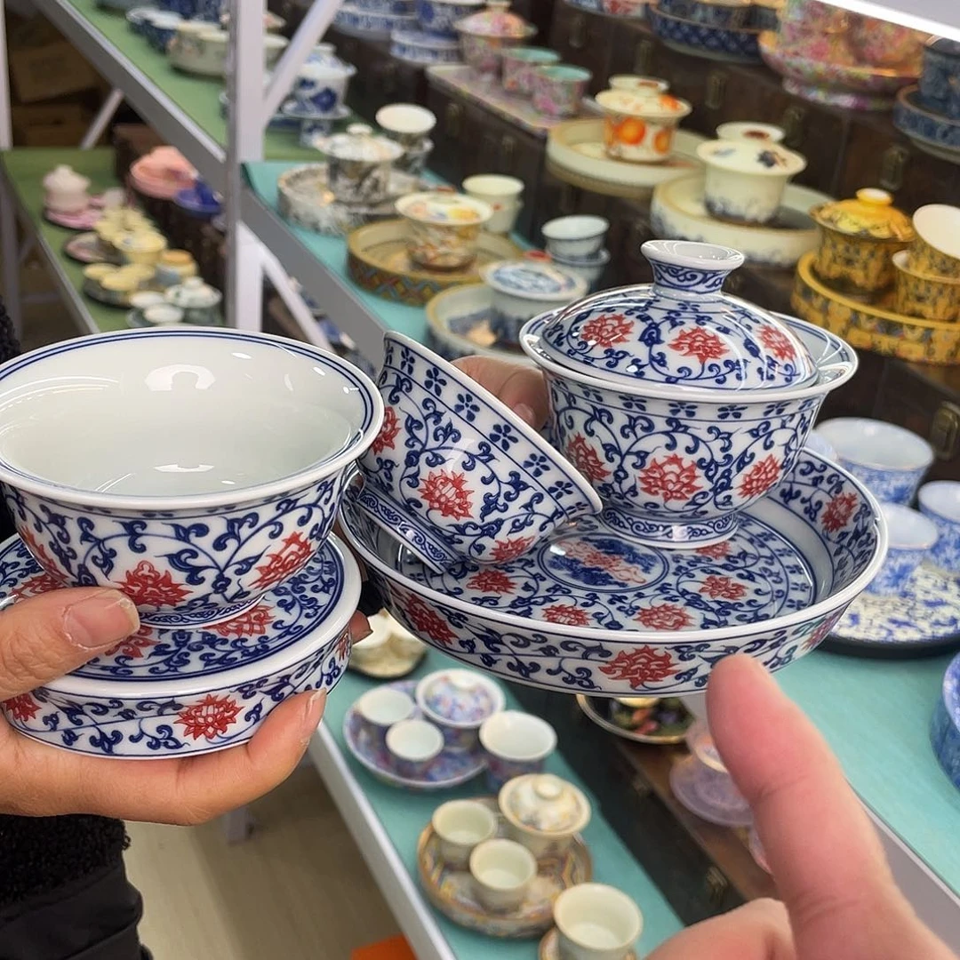 盖碗茶具套装家用链接