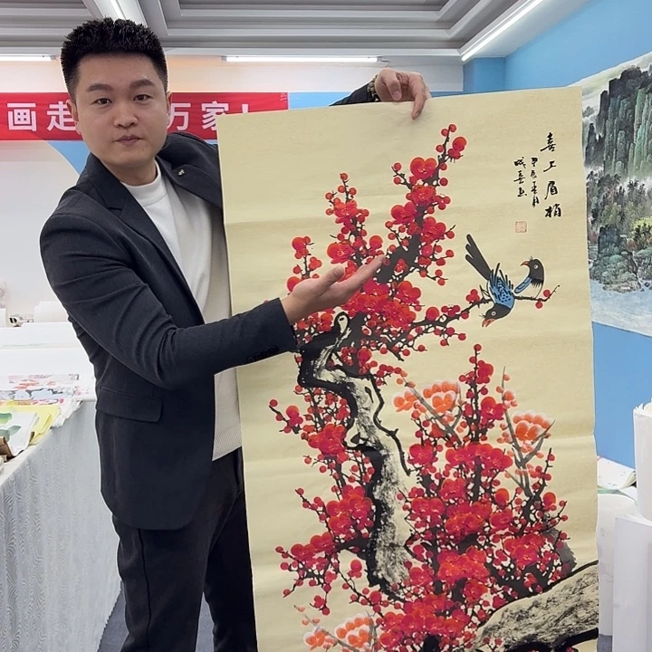 国画国画手绘作品