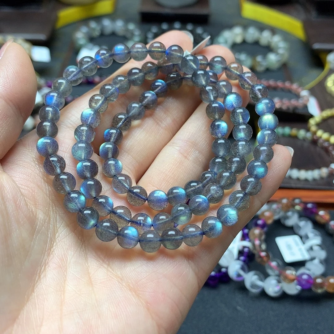 手链拉长石未镶嵌手链