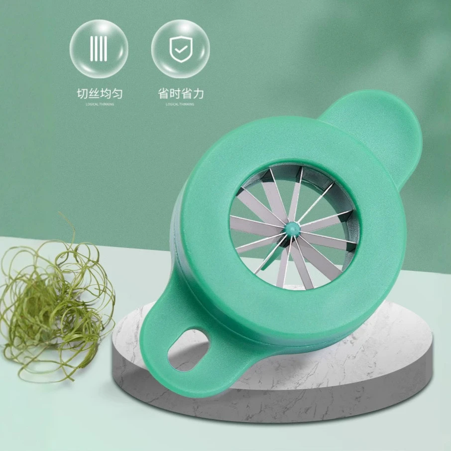 葱丝器家用不锈钢葱丝刀厨房切丝器锋利切葱器造型器梅花葱丝器