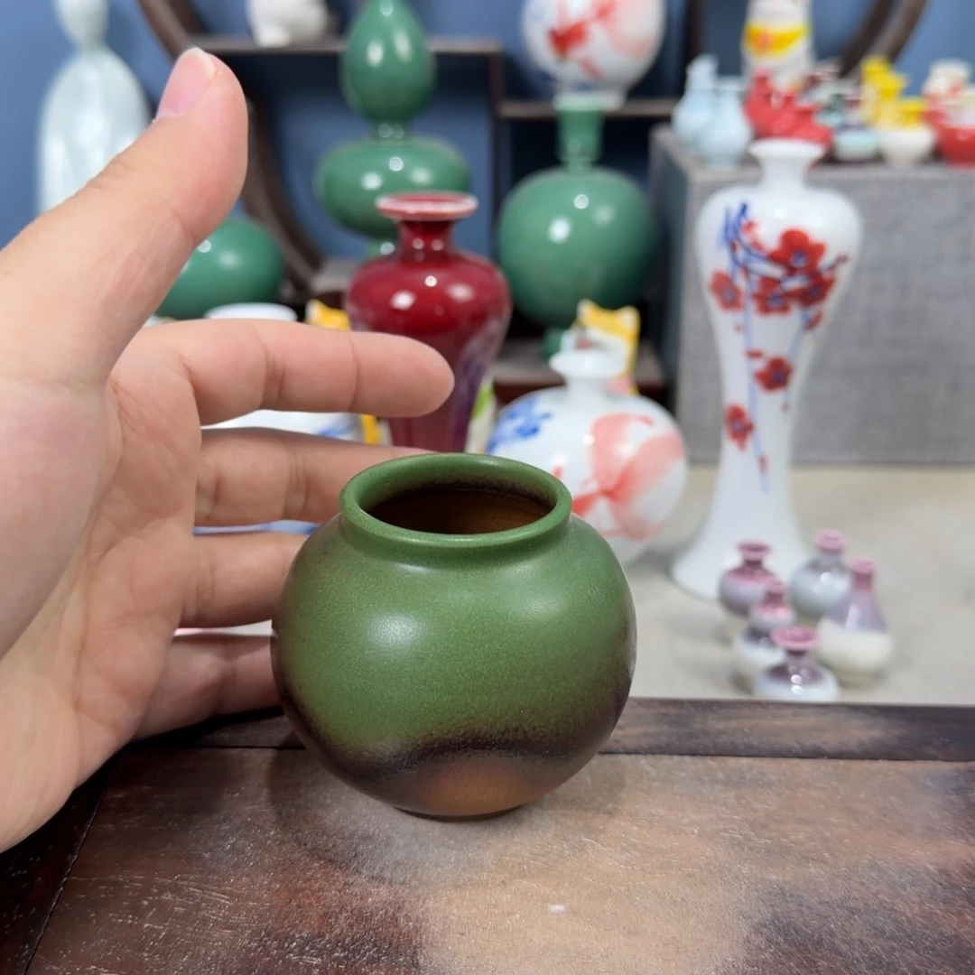 陶瓷手工小花器摆件
