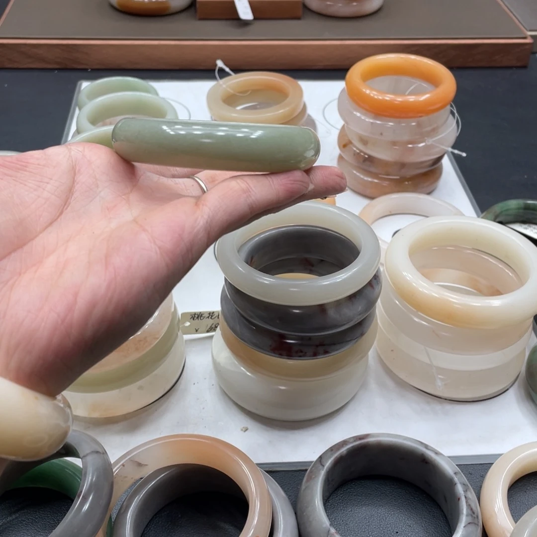 查罗石手镯合金柿**意