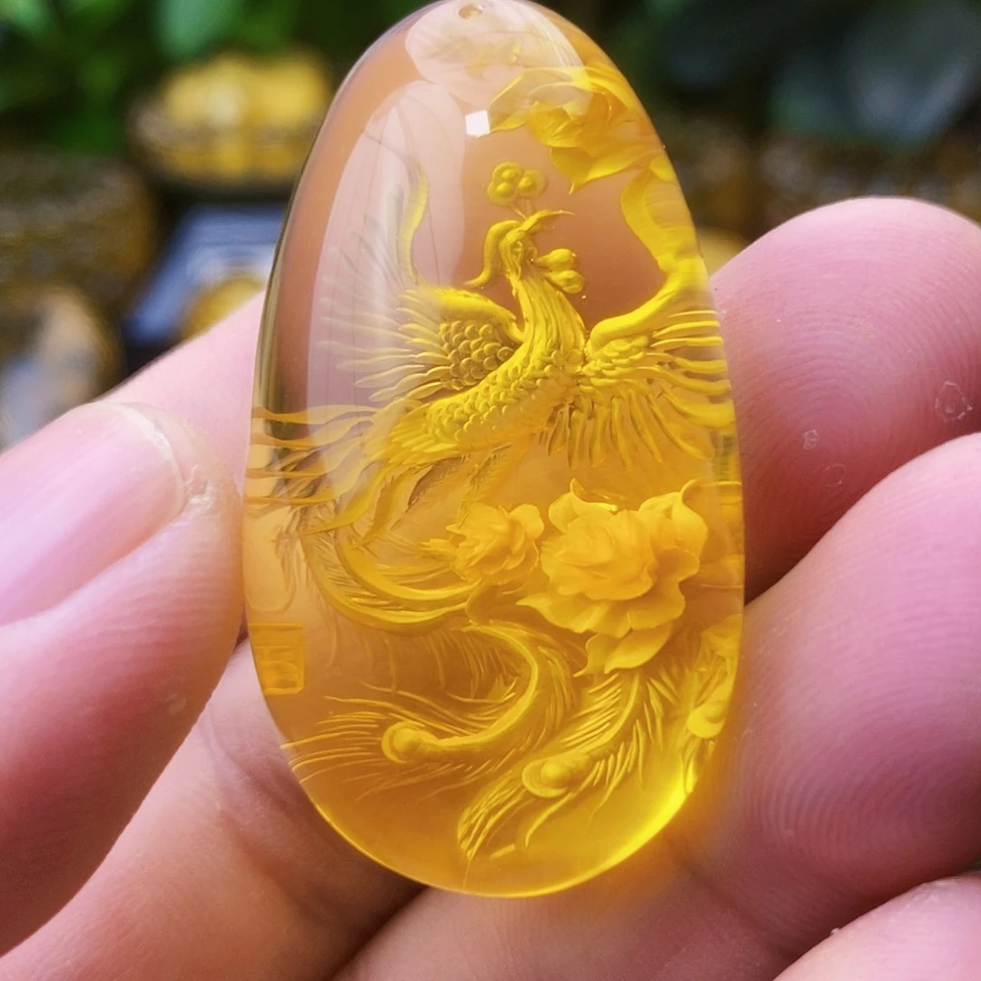 【闪购商品】金珀吊坠(不含链)未镶嵌