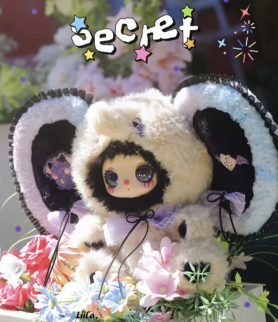 【挖挖种子】娃三岁1000大体 莉拉3代蘑菇帽潮玩盲盒代拆盲